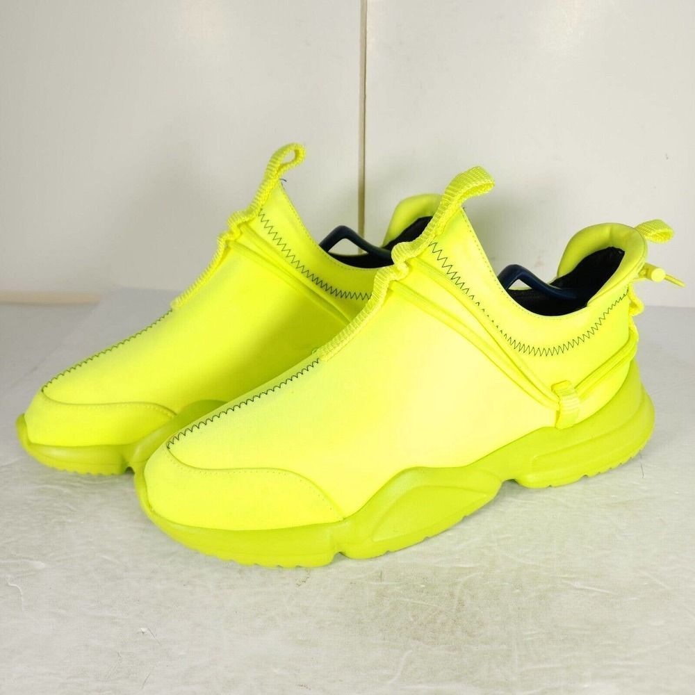 John Geiger Men's 002 US11 Patron Of The New Volt Green Law Top Sneakers Shoes